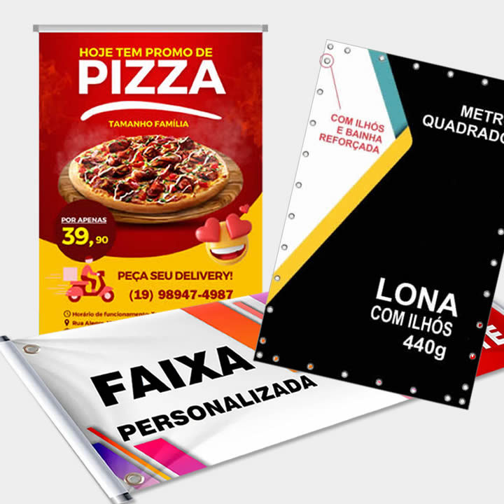 Banner / Faixa / Lona / Comunicação Visual